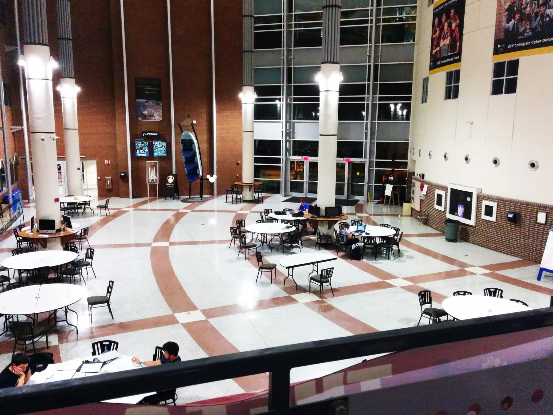 The original Knight Hacks event space